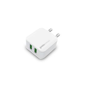 PoloSmart PSM15 Beyaz 2'li USB Duvar Şarjı