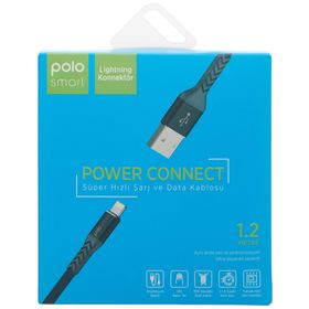 PoloSmart PSM22 Lightning Süper Hızlı Şarj Ve Data Kablosu