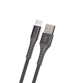 PoloSmart PSM26 Siyah Aydınlatmalı Şarj ve Data Kablosu