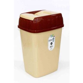 Poly Time E676 10 lt Plastik Çift Kapaklı Çöp Kovası