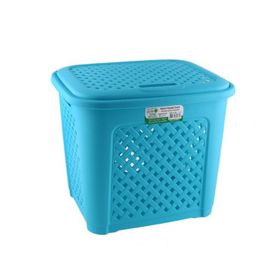 Poly Time Rattan Kapaklı Çamaşır Sepeti