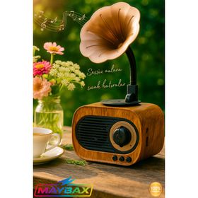 Polygold B5 Nostaljik Mini Gramofon Bluetooth Speaker