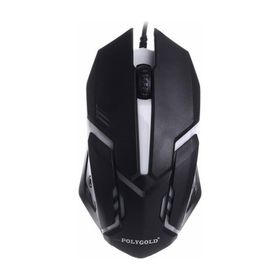 Polygold PG-883 Siyah Gri Oyuncu Mouse