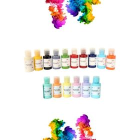Polymex Epoksi Reçine Pigment Canlı Pastel Renkler 16 x 35 ml