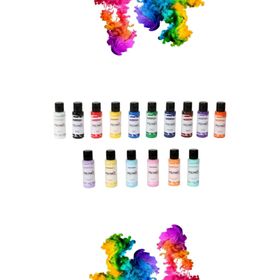 Polymex Epoksi Reçine Pigment Canlı Pastel Renkler 16 x 35 ml
