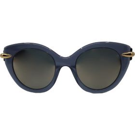 Pomellato PM0004S 003 50 Kadın Gri Çekik Çerçeve Güneş Gözlüğü
