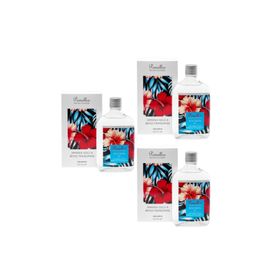 Pomellos Jamaika Gülü ve Beyaz Frangipani 3x250 ml Cam Şişe Kolonya