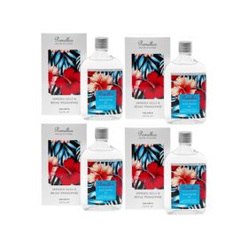 Pomellos Jamaika Gülü ve Beyaz Frangipani 4x250 ml Kolonya