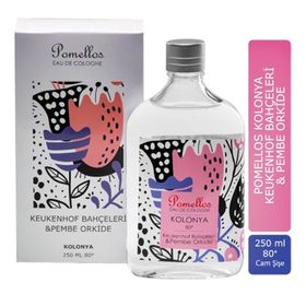 Pomellos Keukenhof Bahçeleri ve Pembe Orkide 3x250 ml Cam Şişe Kolonya