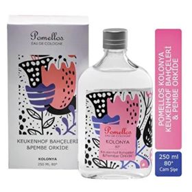 Pomellos Keukenhof Bahçeleri ve Pembe Orkide 4x250 ml Cam Şişe Kolonya