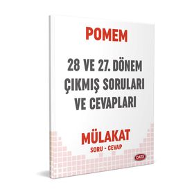POMEM 27-28. Dönem Mülakat Çıkmış Sorular ve Cevapları - Data Yayınları
