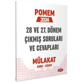POMEM 27-28. Dönem Mülakat Çıkmış Sorular ve Cevapları - Data Yayınları