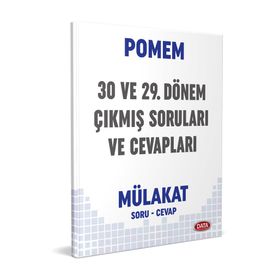 POMEM 29-30. Dönem Mülakat Çıkmış Sorular ve Cevapları - Data Yayınları