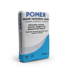 Pomex Granit 25 kg Gri Yapıştırma Harcı