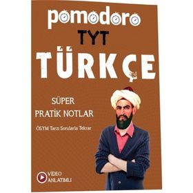 Pomodoro TYT Türkçe Konu Soru Süper Pratik Notlar - KR Yayınları