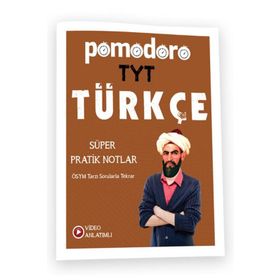 Pomodoro TYT Türkçe Konu Soru Süper Pratik Notlar - KR Yayınları