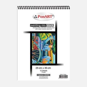 Ponart 10-628-172 25x35 cm 12 Yaprak Resim Defteri