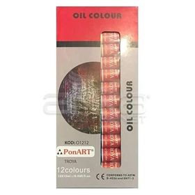 Ponart 12x12 ml O1212 Yağlı Boya Seti