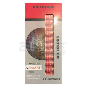 Ponart 12x12 ml O1212 Yağlı Boya Seti