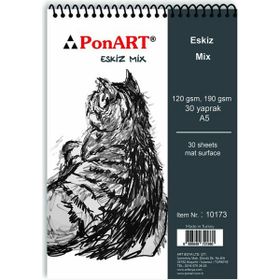 Ponart 17 gr 30 Yaprak Eskiz Blok