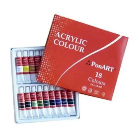 Ponart 18'li Akrilik Boya Seti