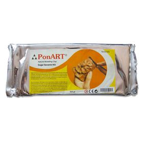 Ponart 200941 Beyaz 1000 g Doğal Seramik Kili