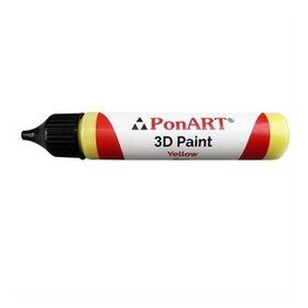 Ponart 3D Paint 30 ml Sarı Boncuk Boya