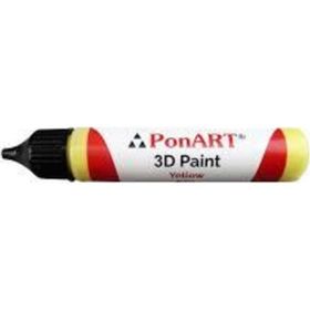 Ponart 3D Paint 30 ml Siyah Kalem