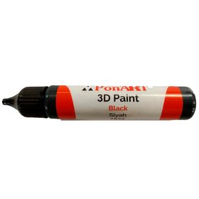 Ponart 3D Paint 30 ml Siyah Kalem