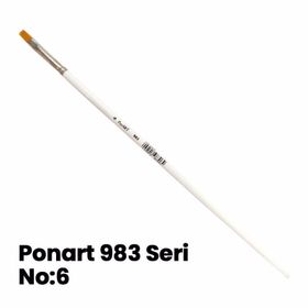 Ponart 983 Seri Düz Kesik Uçlu Fırça