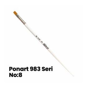 Ponart 983 Seri Düz Kesik Uçlu Fırça