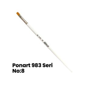 Ponart 983 Seri Düz Kesik Uçlu Fırça