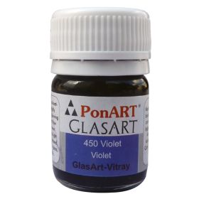 Ponart Glass Art 20 ml Violet Cam Boyası