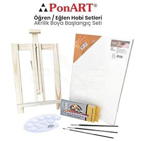 Ponart PHS-12 Akrilik Boya Başlangıç Seti