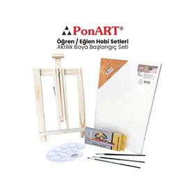 Ponart PHS-12 Akrilik Boya Başlangıç Seti