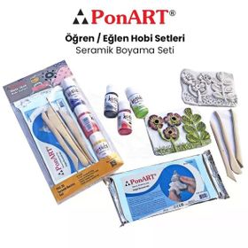 Ponart PHS-20 Seramik Boyama Seti