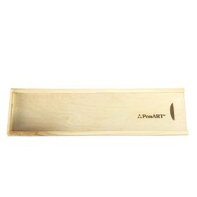 Ponart PRS-A91 Küçük Naturel Çam Fırça Kutusu