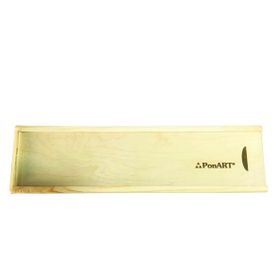 Ponart PRS-A91 Küçük Naturel Çam Fırça Kutusu
