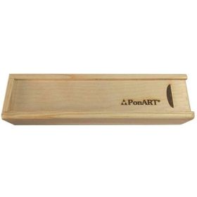 Ponart PRS-A91 Küçük Naturel Çam Fırça Kutusu