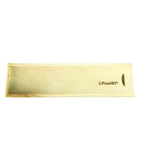 Ponart PRS-A91 Küçük Naturel Çam Fırça Kutusu