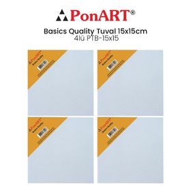 Ponart PTB-15x15 Basics Quality 15x15 cm 4lü Tuval