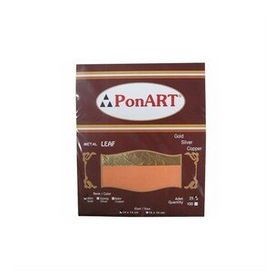 Ponart PVG-1055 14x14 cm Altın Renk 25 Yaprak Varak