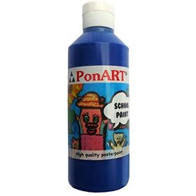 Ponart School Paint Koyu Mavi 250 ml Akrilik Boya