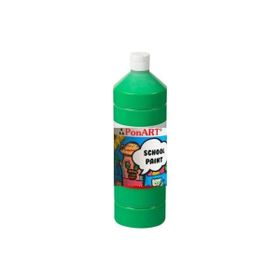 Ponart School Paint Orta Yeşil 1000 ml Akrilik Boya