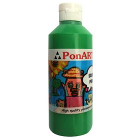 Ponart School Paint Orta Yeşil 250 ml Akrilik Boya