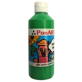 Ponart School Paint Orta Yeşil 250 ml Akrilik Boya