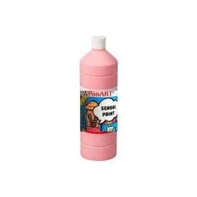 Ponart School Paint Pembe 1000 ml Akrilik Boya
