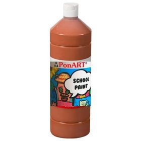 Ponart School Paint PSP-2218 1 lt Açık Kahve Tempera Boya