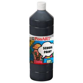 Ponart School Paint PSP-2260 1 lt Siyah Tempera Boya