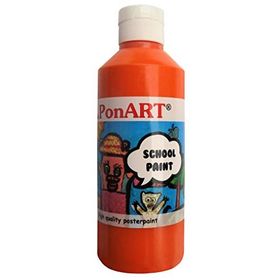 Ponart School Paint Turuncu 250 ml Akrilik Boya
